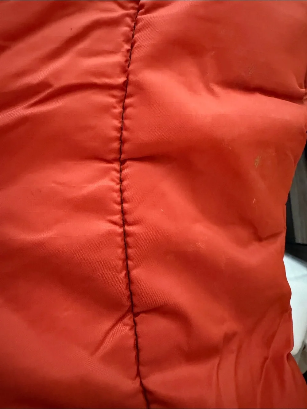 1980s/1970s Vintage orange Sleeping Bag - great for outdoor camping